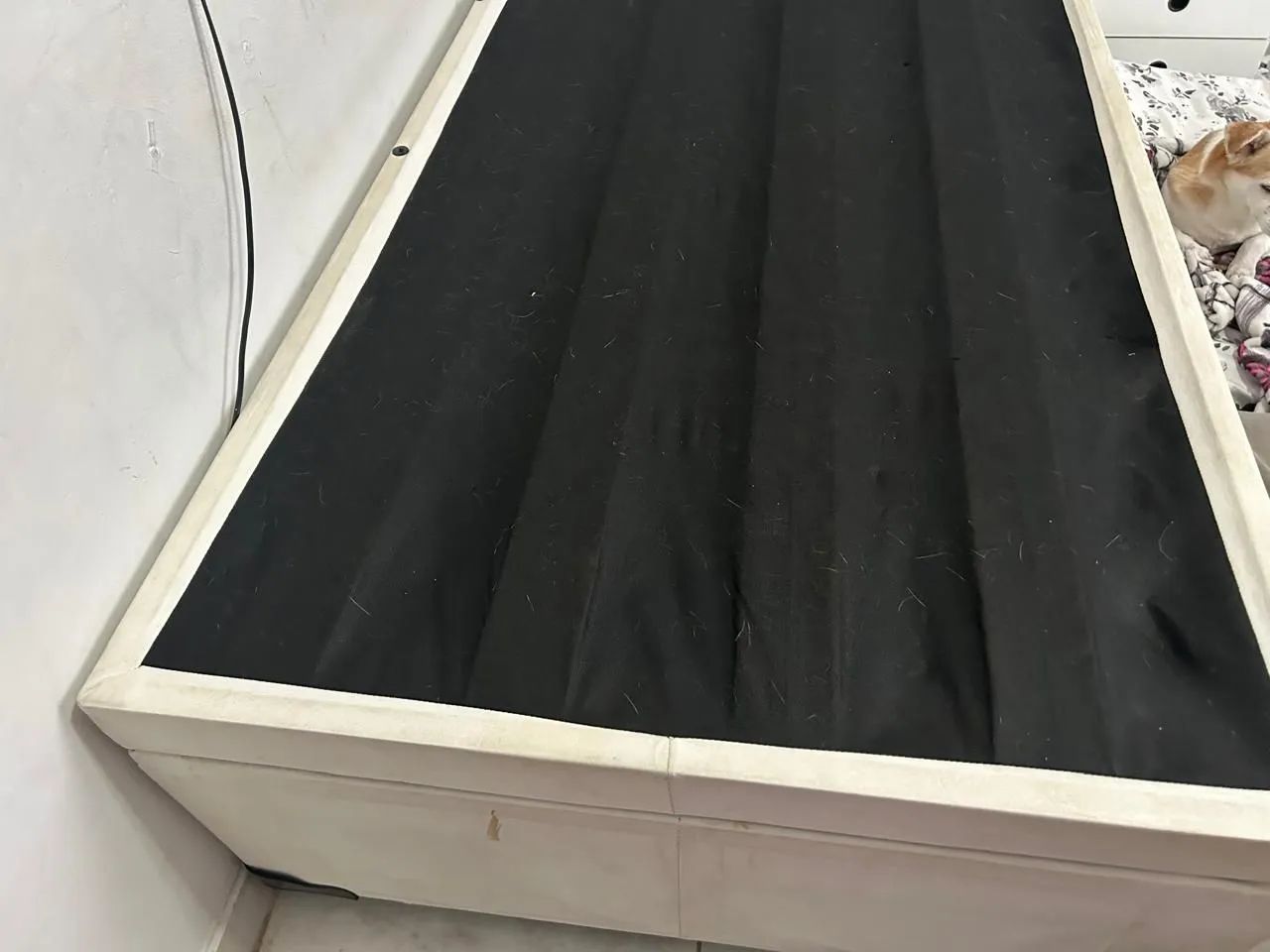 Cama baú solteiro com colchão 