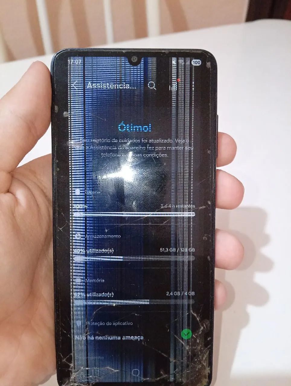 Samsung A06 usado TELA quebrada  - Foto 3