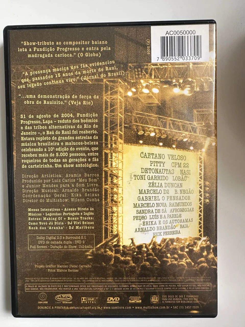DVD O Baú do Raul Seixas original - Foto 3