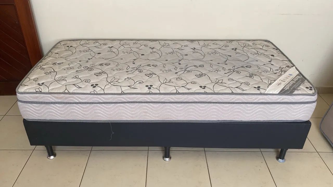 CAMA BOX DE SOLTEIRO ORTOBOM