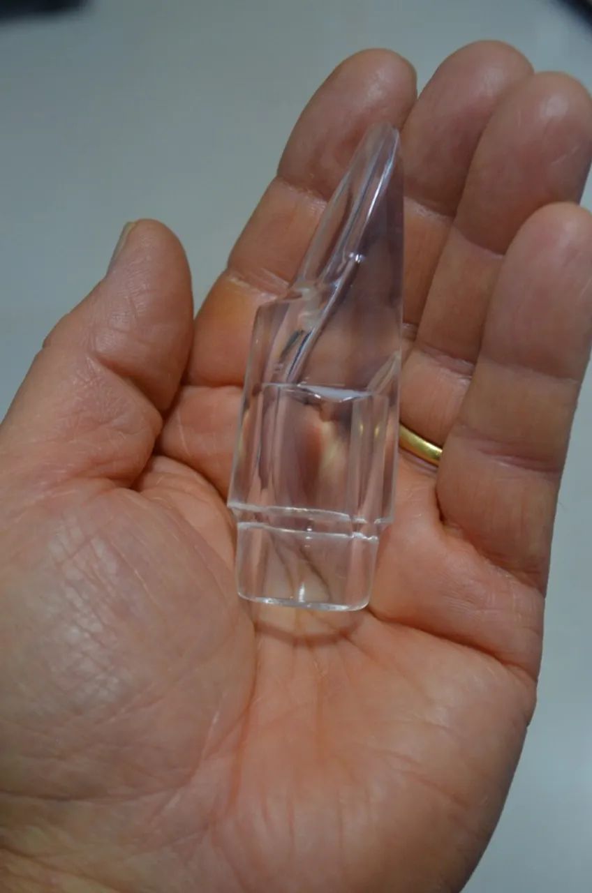 Boquilha Sax Alto Weril em Acrílico década de 1980 ((( Reliquia da Weril ))) - Foto 2