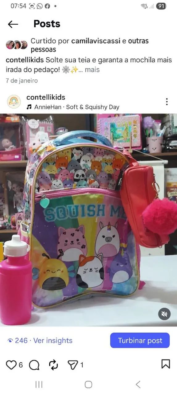 Mochila Squishmallow
