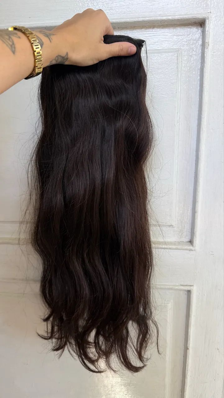 Cabelo humano mega hair 
