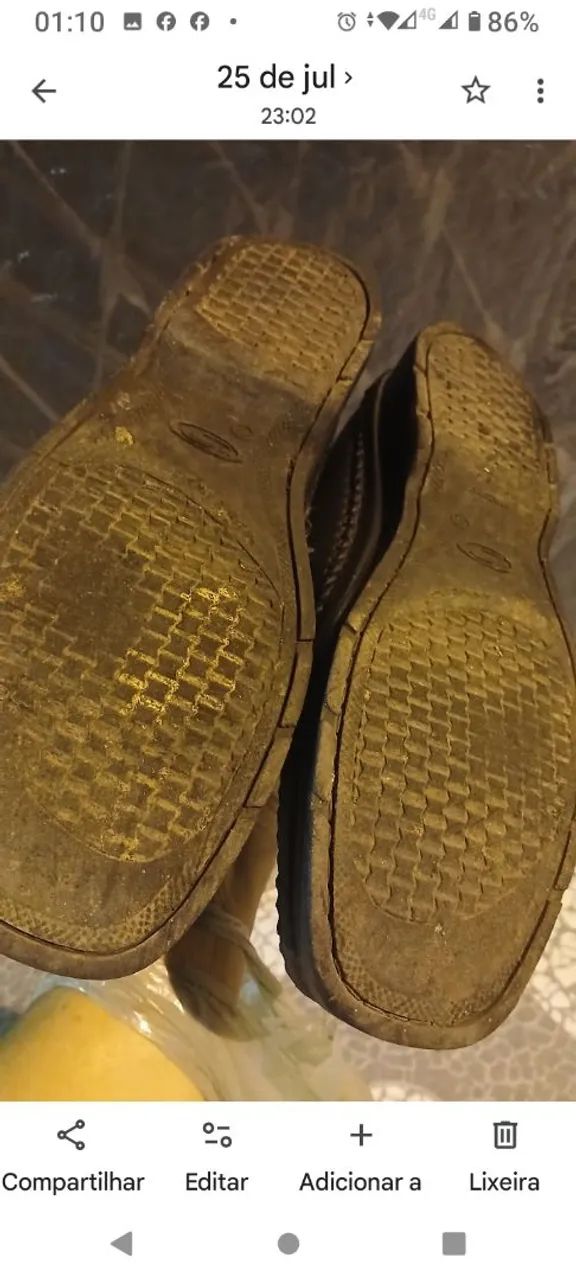 Sapato usado Tam. 42  RS 15,00 - Foto 3