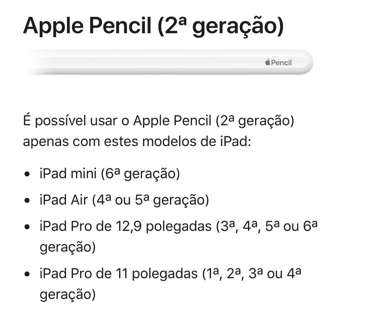 Caneta Apple Pencil - Foto 2