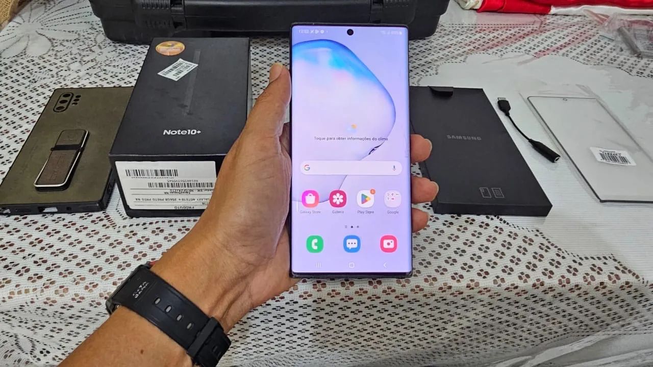 Celular Samsung note 10 Plus 256gb com nota fiscal - Foto 2