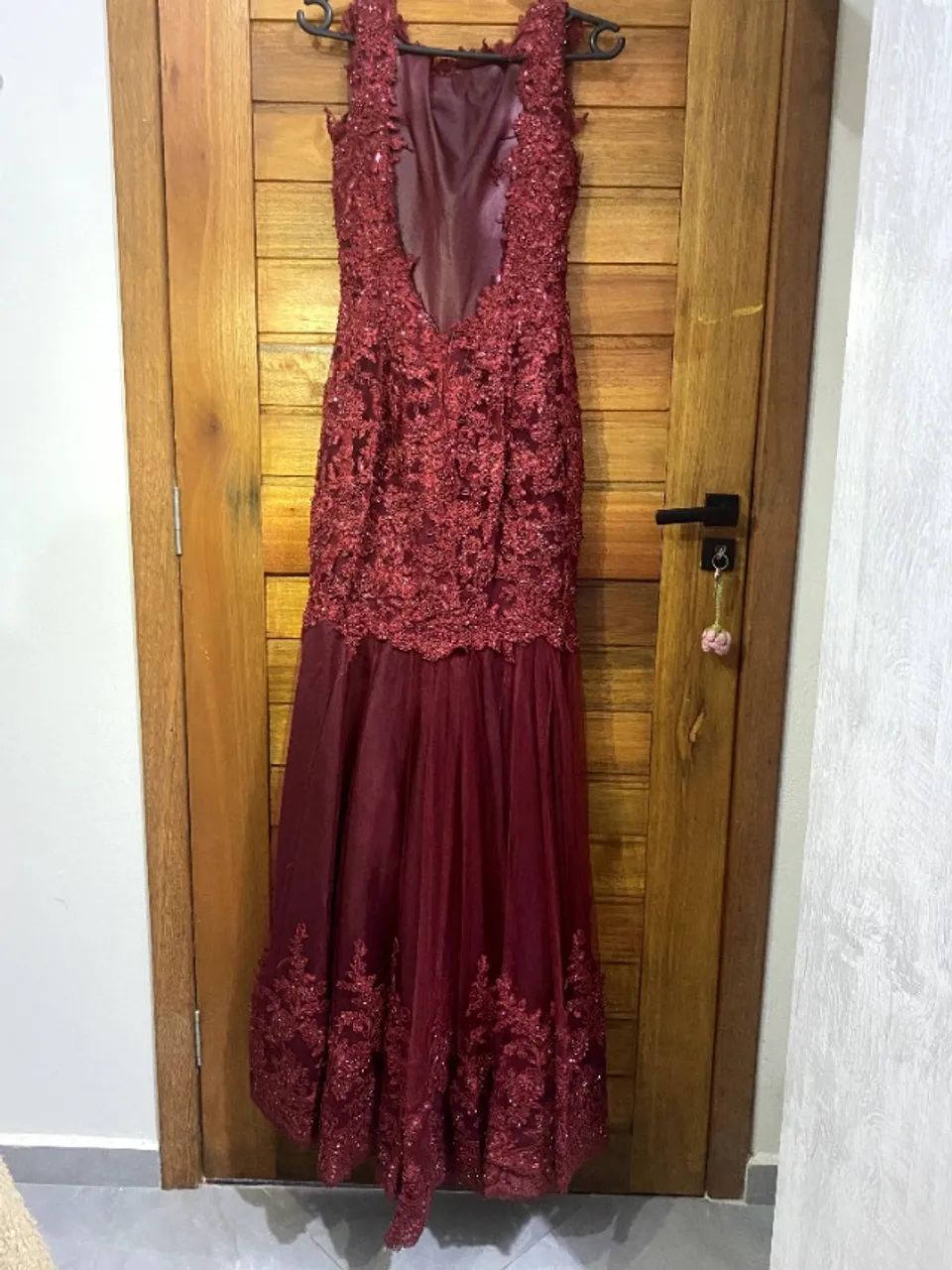 Vestido de formatura feito a mão - Foto 4
