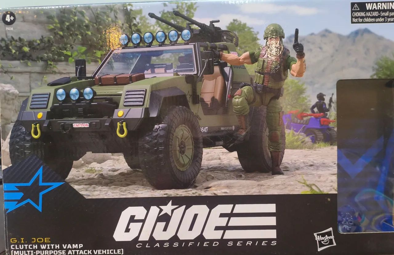 GI JOE CLASSIFIEDS/VAMP ATTACK VEHICLE SEM O CLUTCH