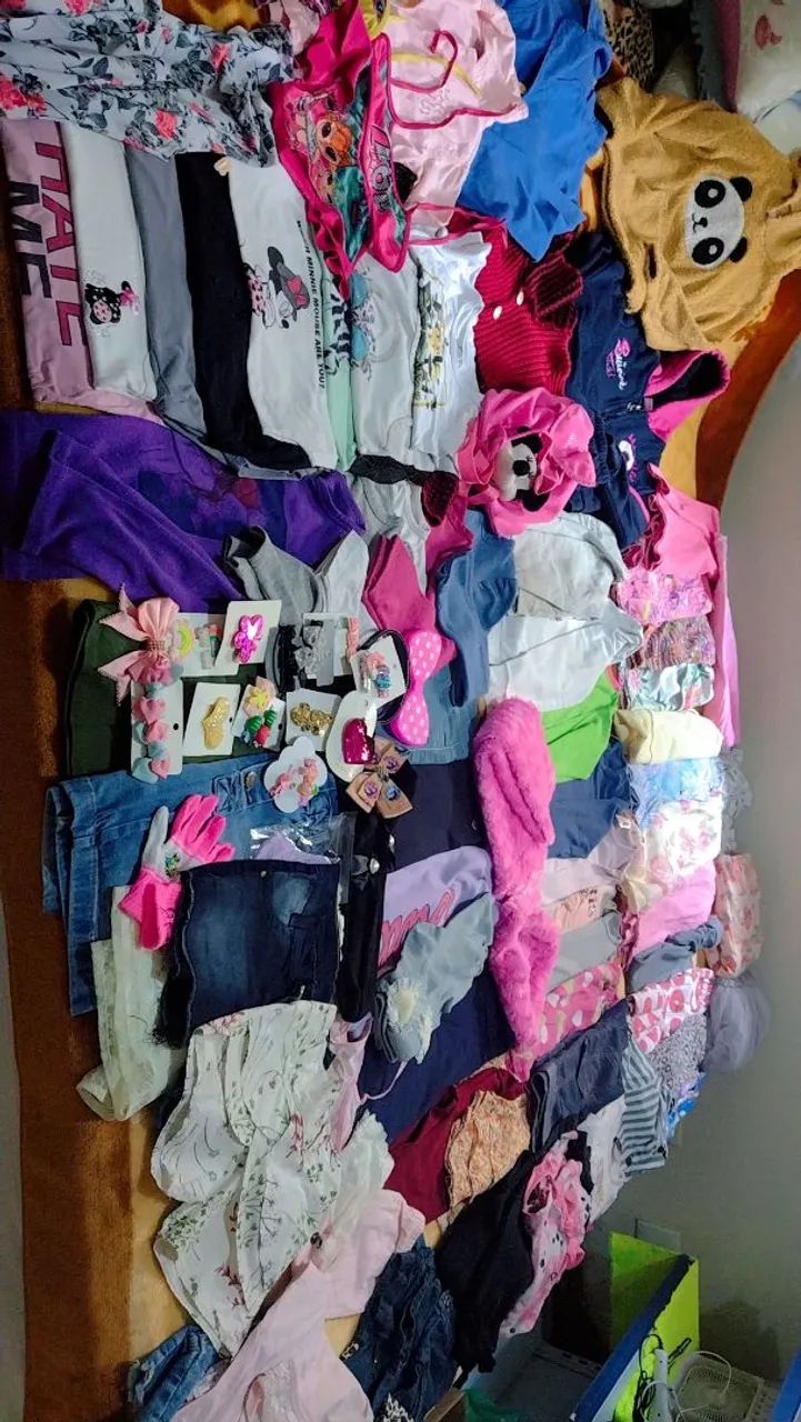 Roupas menina 8 anos 80 peças r$ 10 cada