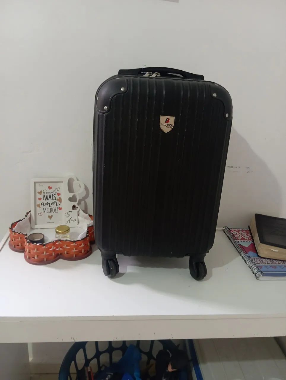 Mala de viagem 10kg cor preta - Foto 3