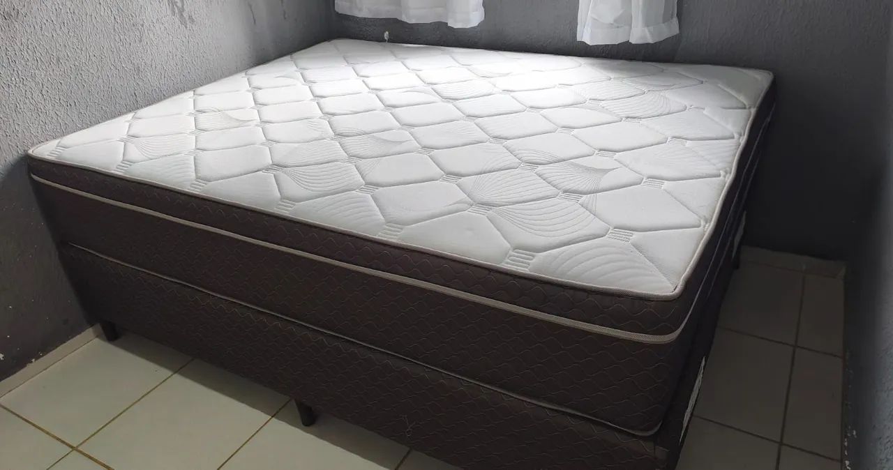 CAMA QUEEN NOVA + PROTETOR DE COLCÃO - Foto 2