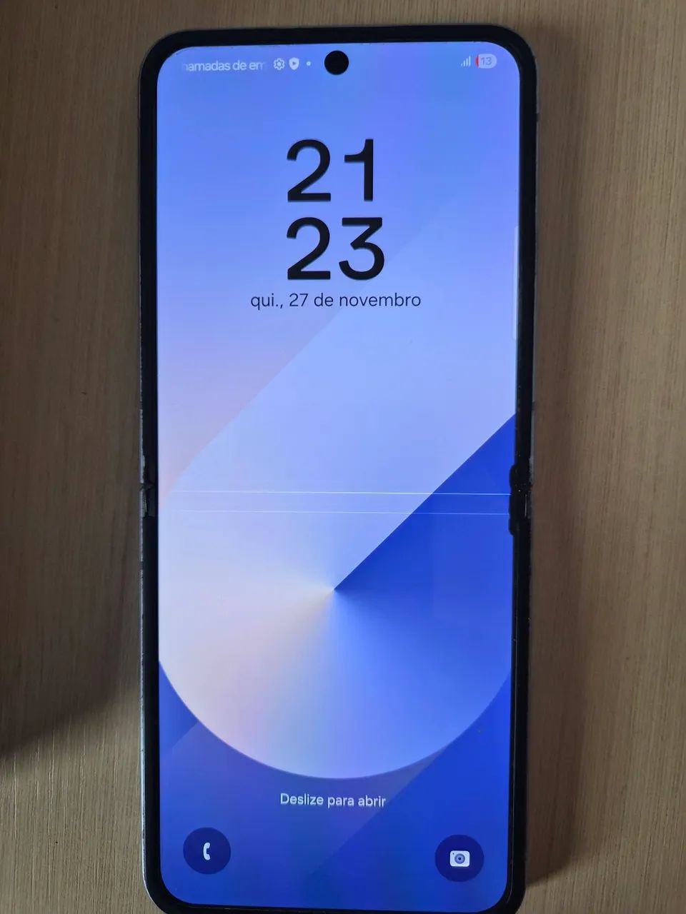 Celular Z Flip 6 azul - Foto 5