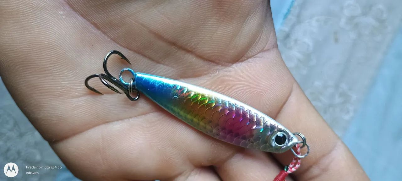  Pesca micro jigs , jig head e suporte hook - Foto 3