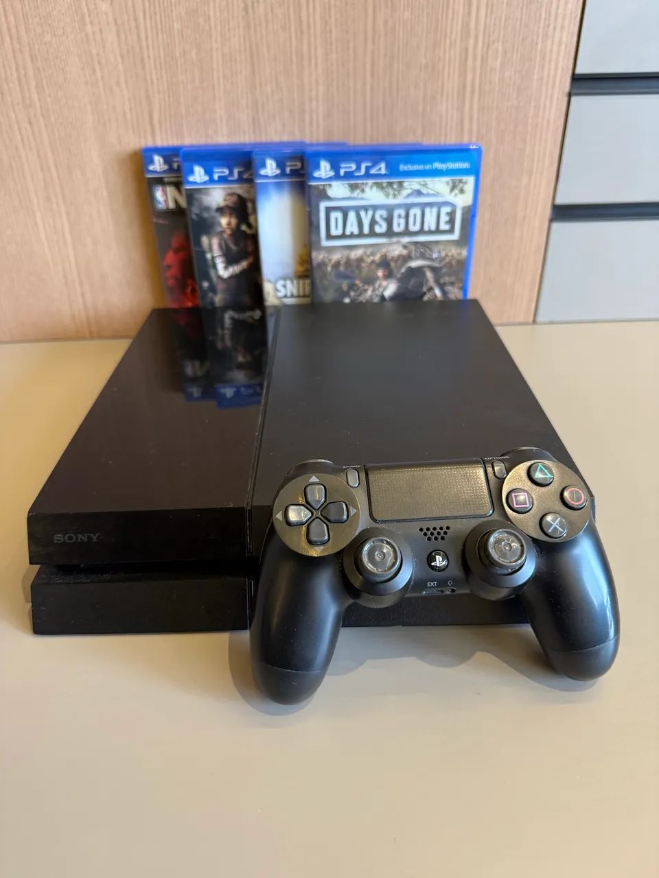 PS4 FAT DE 500GB ZERO DOU JOGOS BRINDES - Foto 4