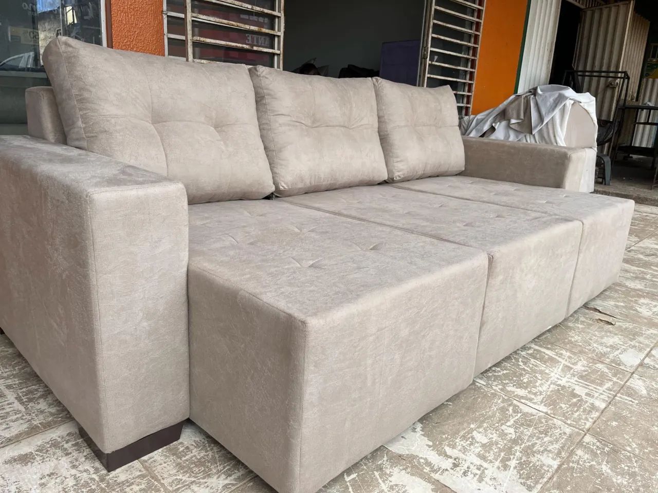 Oferta! Sofá Retrátil modelo 3 Lugares  - Foto 2