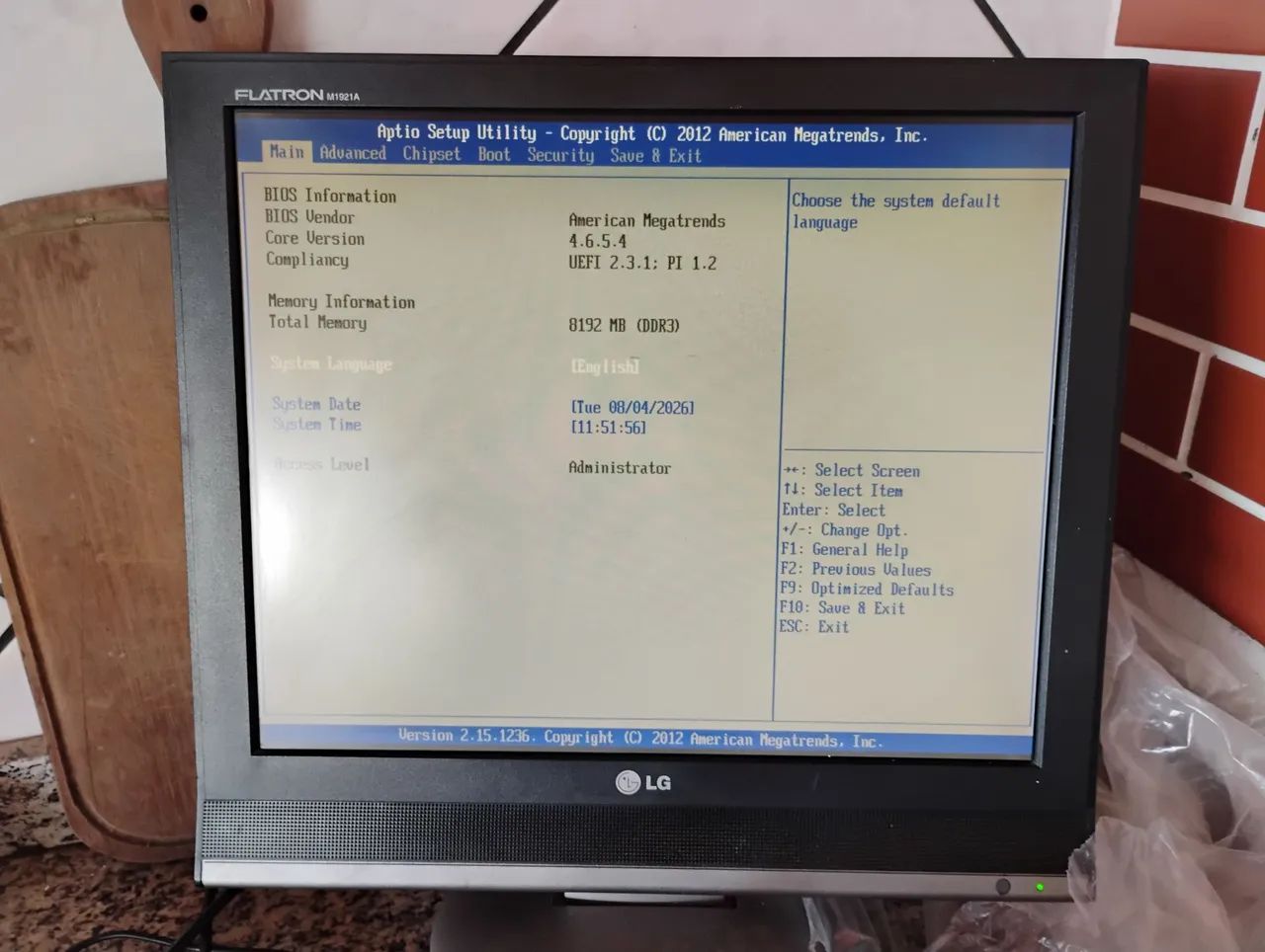 Munitor tv lg