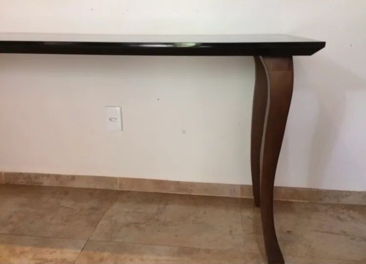 Vendo Aparador laca preta com pés Luís XV - Foto 2