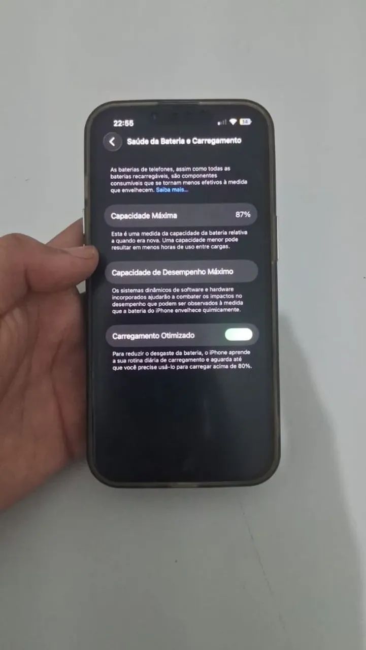 Iphone 14 128gb impecavel com caixa - Foto 5