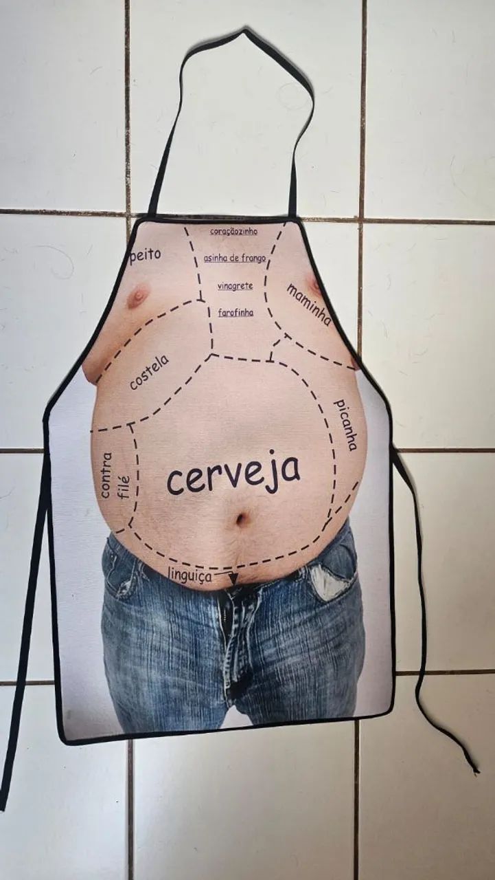 Avental divertido Churrasco