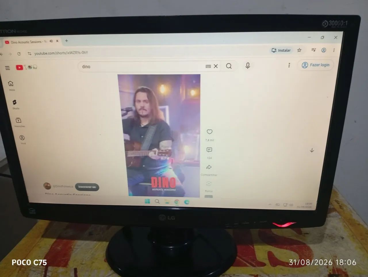 Monitor lg flaton  w22 lcd