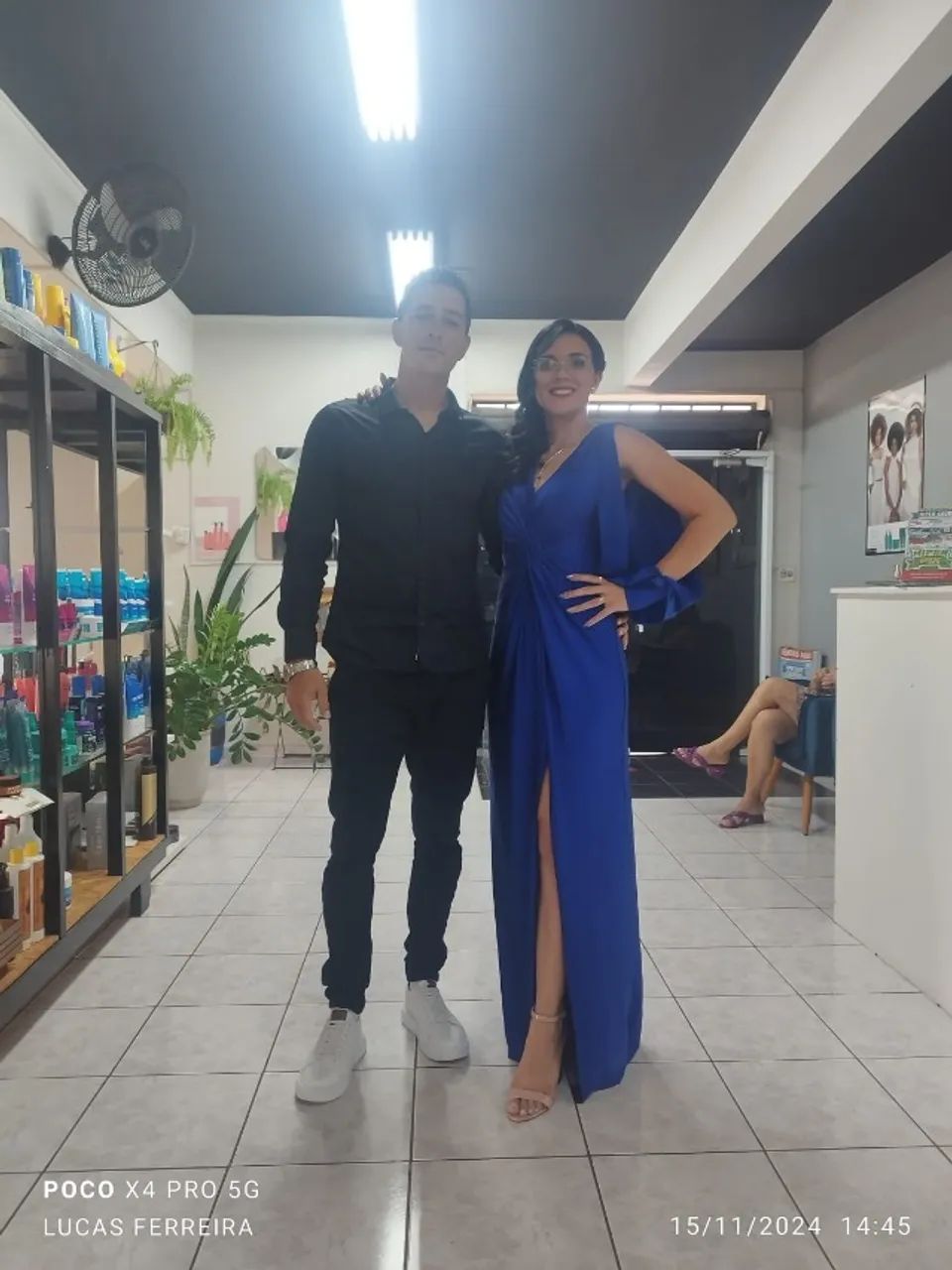 Vestido azul royal - Foto 2