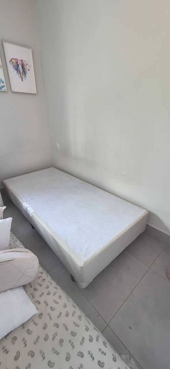 Base da cama + Colchão solteirão  - Foto 2