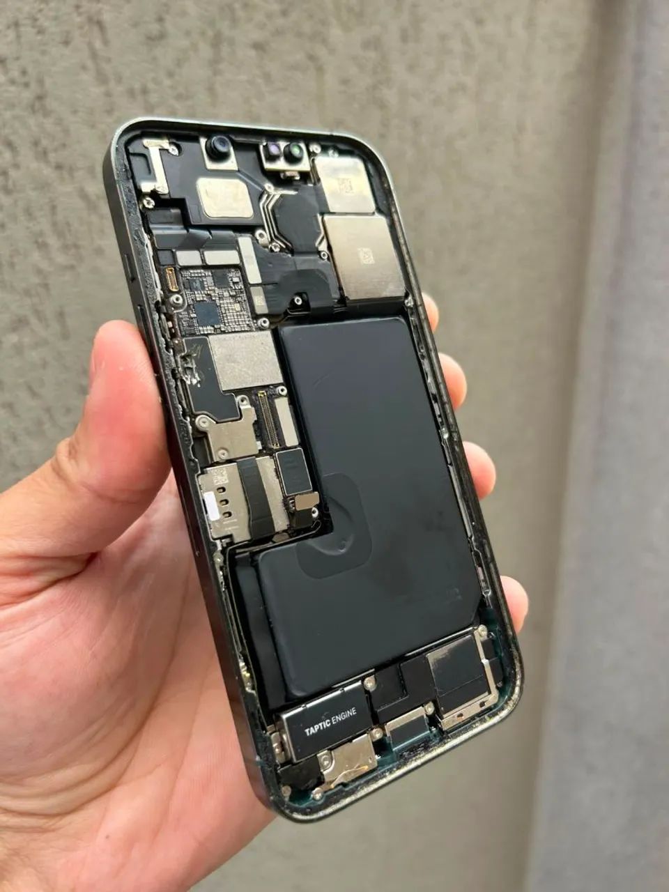 CARCAÇA IPHONE 13 PRO VERDE ALPINO COMPLETA  - Foto 5