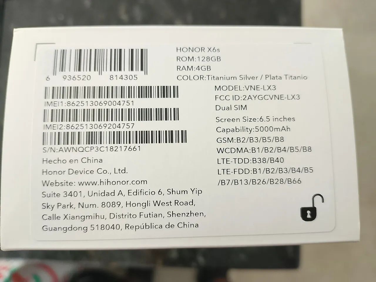 Celular Honor 6Xs lacrado  - Foto 2