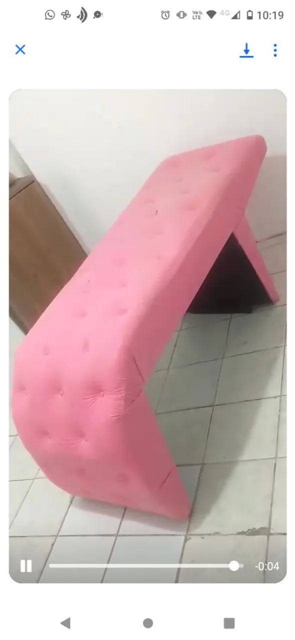 Maca de luxo rosa 