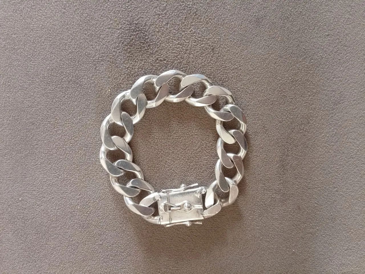 Pulseira de prata 16mm - Foto 2