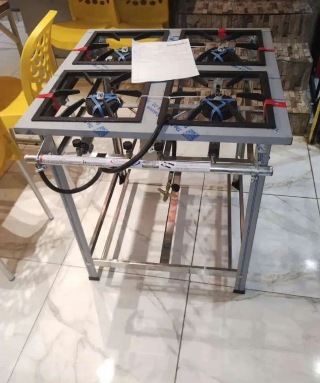 Fogão industrial inox de alta ou de baixa pressão em até 10x sem juros no cartão  - Foto 3