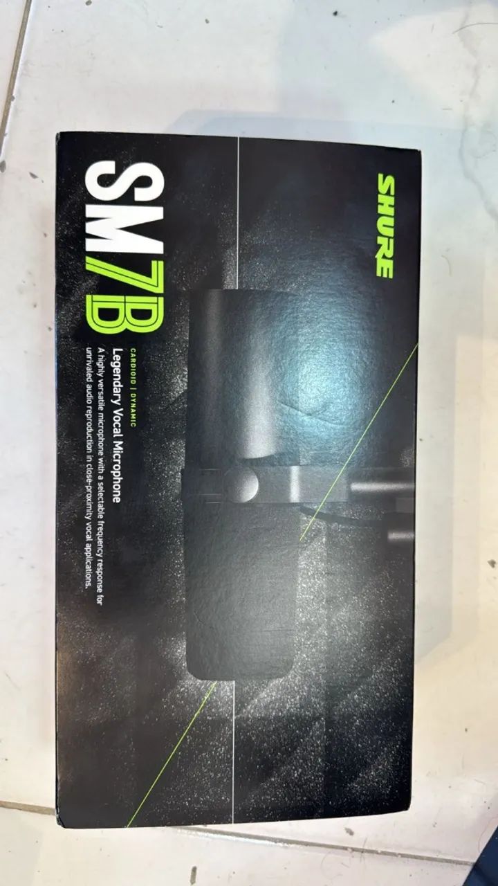 MICROFONE SHURE SMB7 NOVO  - Foto 4
