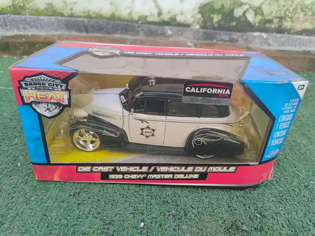 Jada 1:24 Chevy Master Deluxe 1939 Badge City Heat - Nunca Aberta