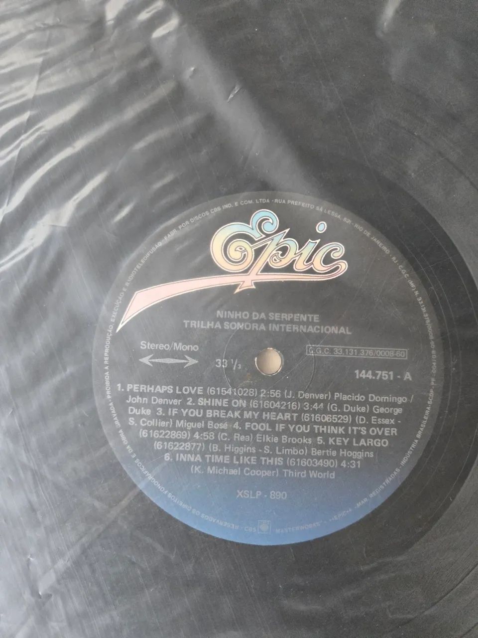 LP Disco de Vinil Trilha Sonora Novela Ninho Da Serpente Internacional 1982 - Foto 4