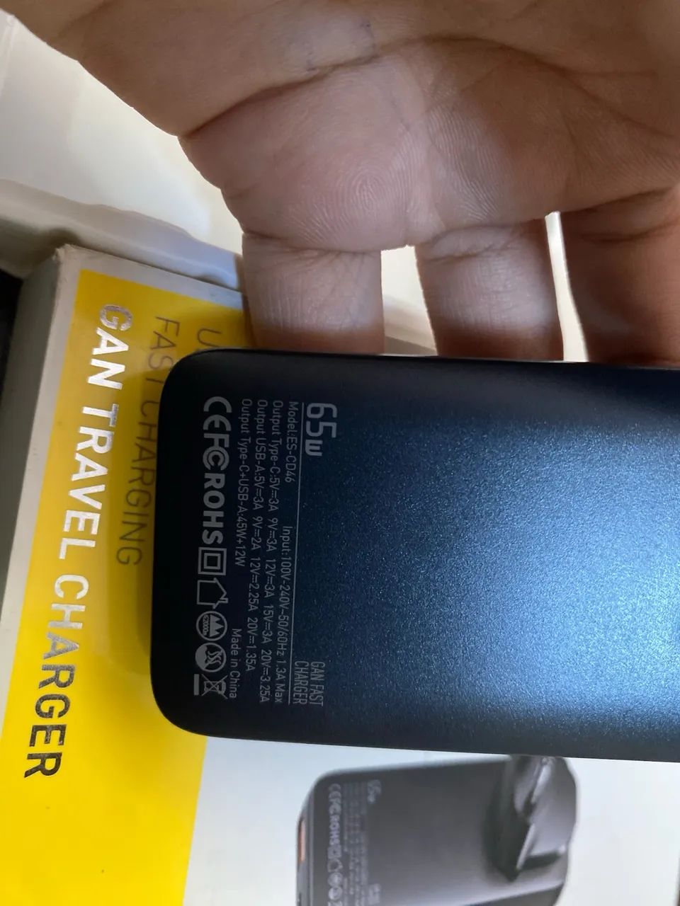 Fonte Carregador Essager GaN 65W - Foto 4