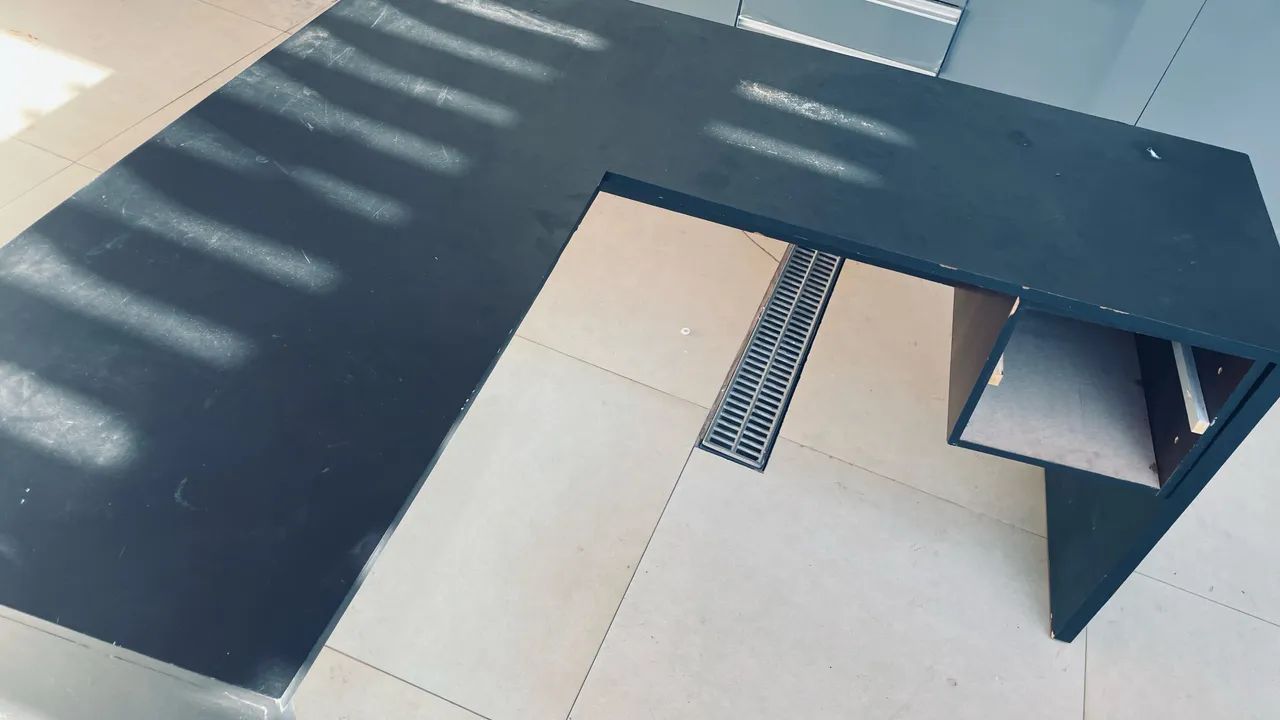 Mesa em L para escritorio - Foto 2