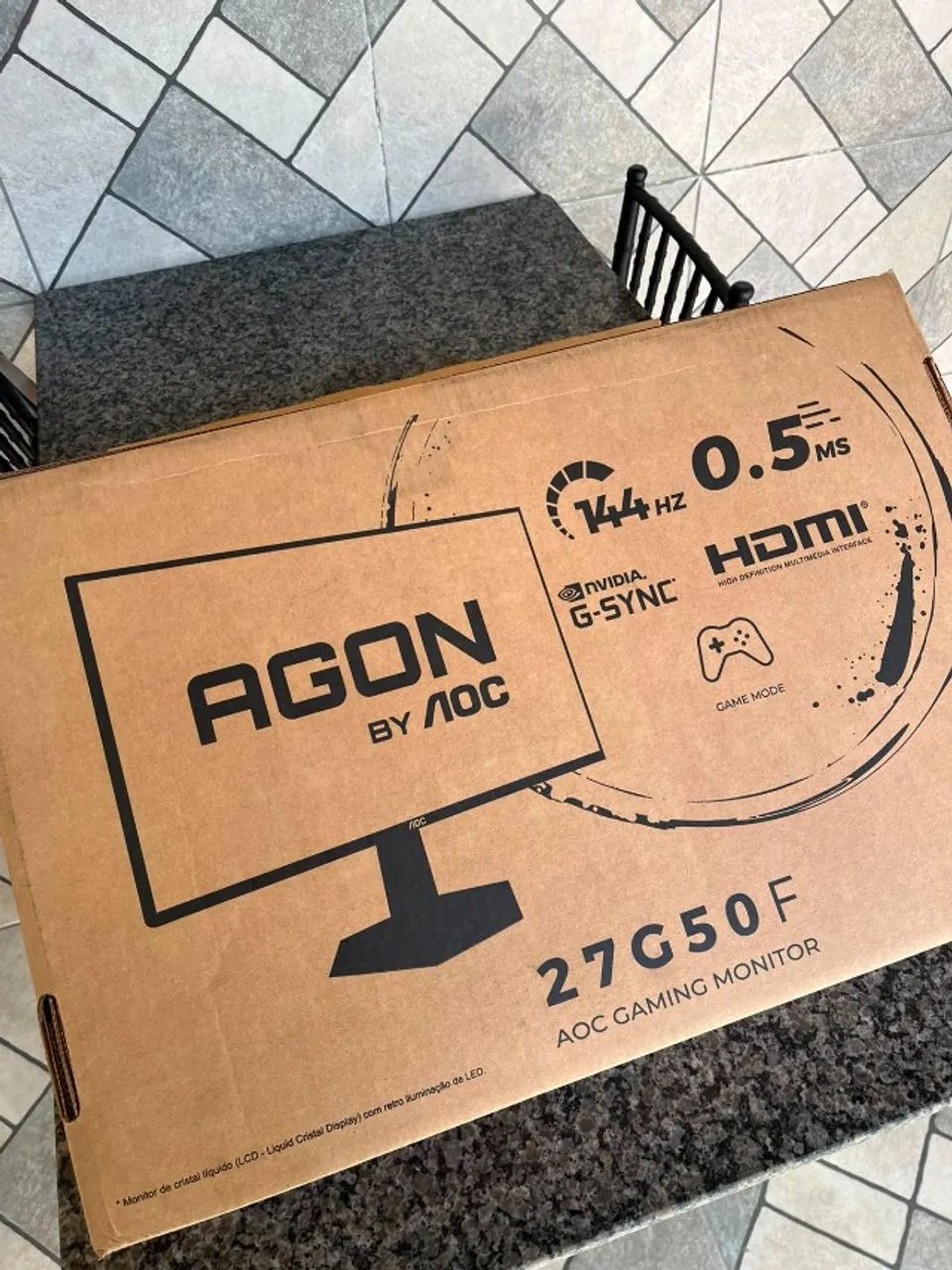 Monitor Gamer AOC AGON 24/27 polegadas Full HD 144Hz IPS - LACRADOS - Foto 2