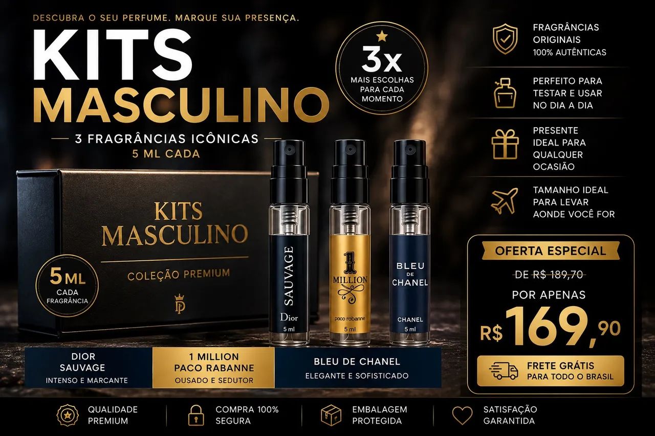 Kit Perfume Masculino