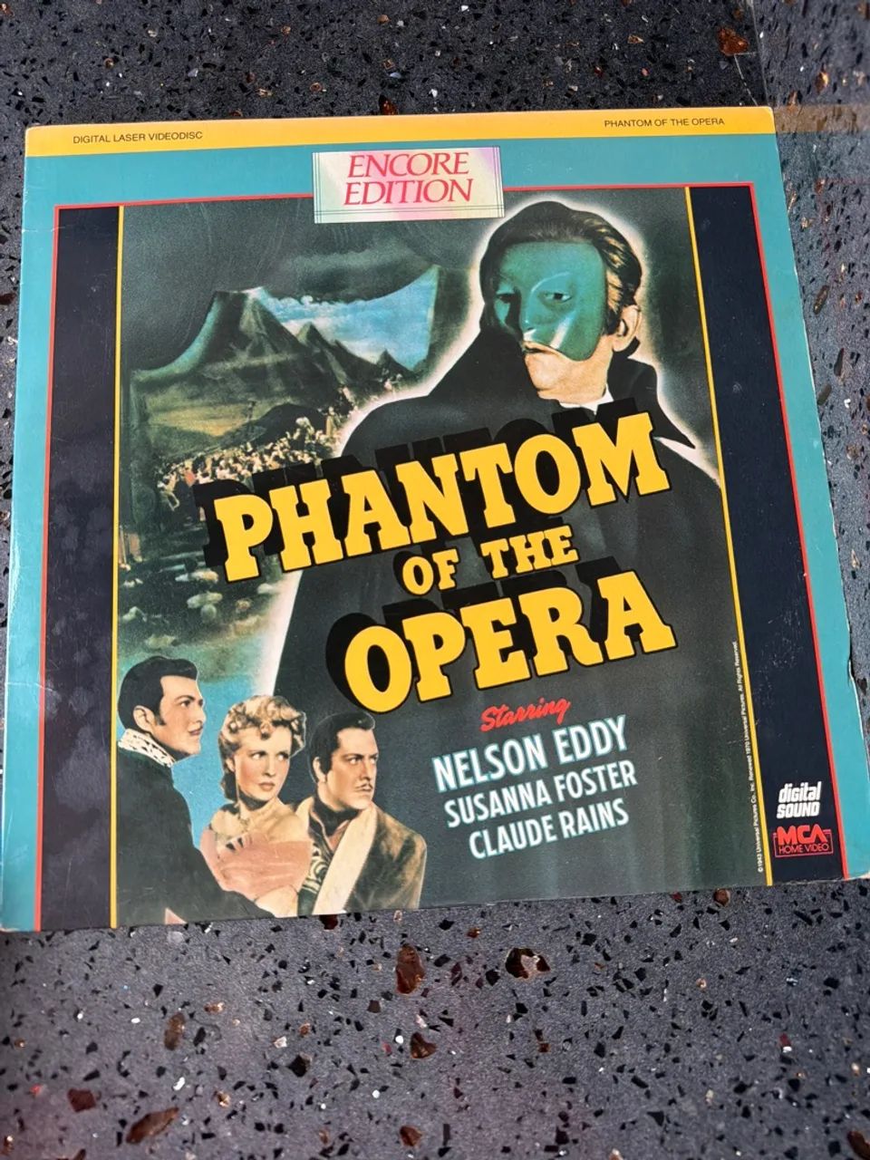  O FANTASMA DA ÓPERA (1943) - LASERDISC ENCORE EDITION