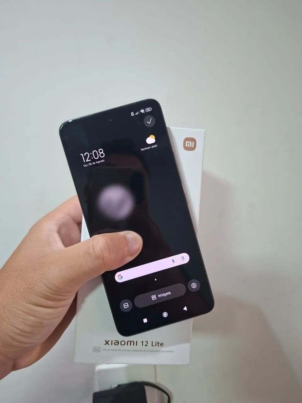 Vendo ou troco MI 12 lite impecável zerado completo 