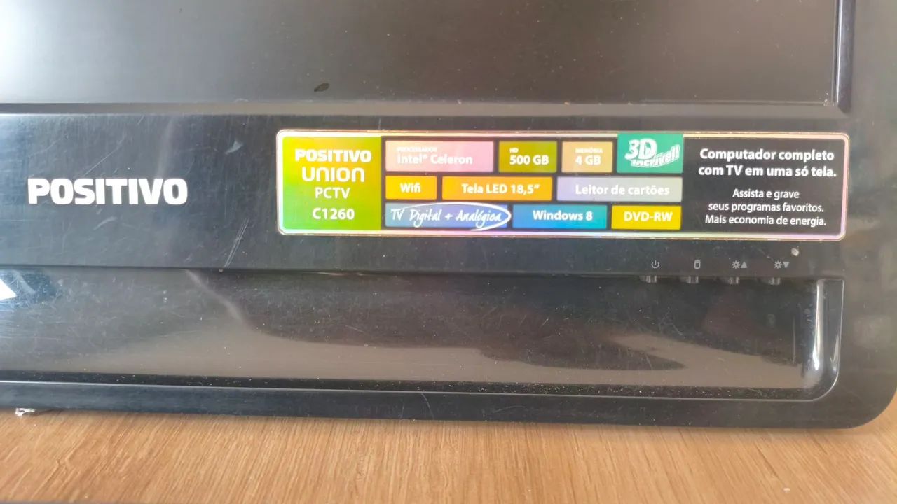 PC Positivo Union PCTV C1260, tela LED 18,5 polegadas, HD 500 GB - Foto 3
