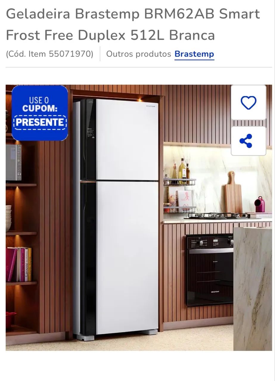 Geladeira Brastemp duplex 512 litros  - Foto 2