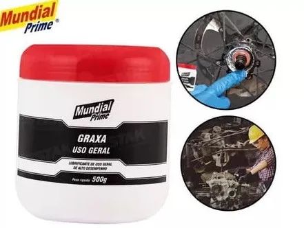 Graxa uso geral 500g Mundial Prime