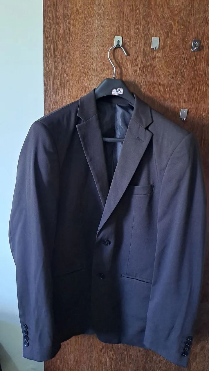Blazer Social CIA. DO TERNO Stretch - Tamanho 46