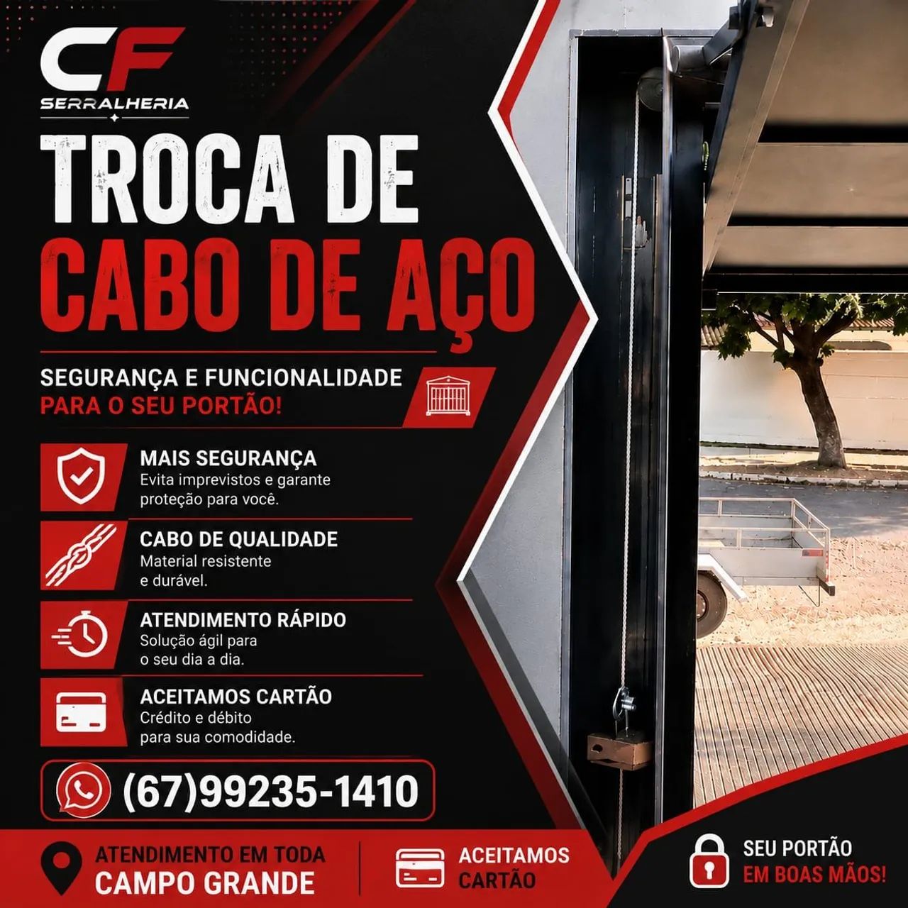 Cabo de aço troca  - Foto 2