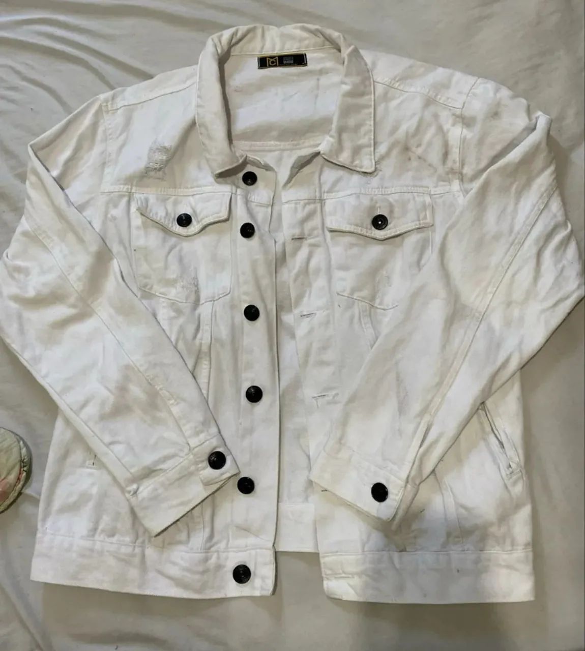 Jaqueta Jeans Branca