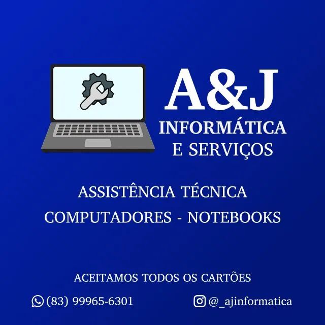 Computador Lento? Formatação, Upgrade e Conserto de PCs e Notebooks