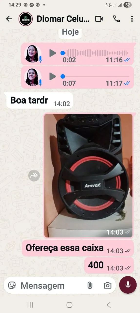 Som amplificada 