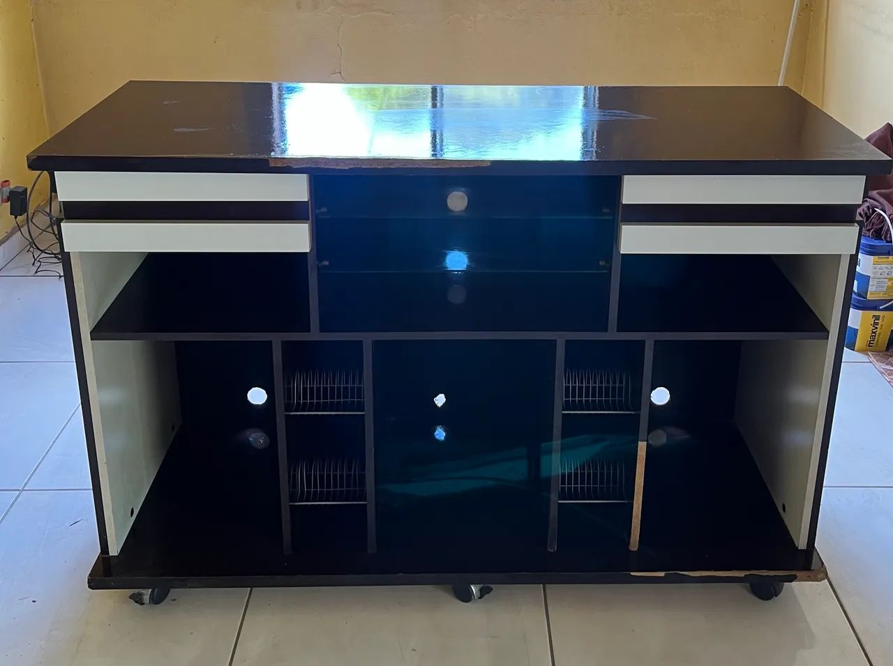 Rack com rodinhas e gavetas  - Foto 2