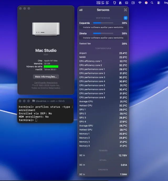 Mac Studio | M1 Max | 32gb RAM | 512ssd  - Foto 2